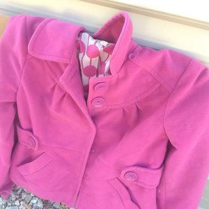 Pink Pea Coat
